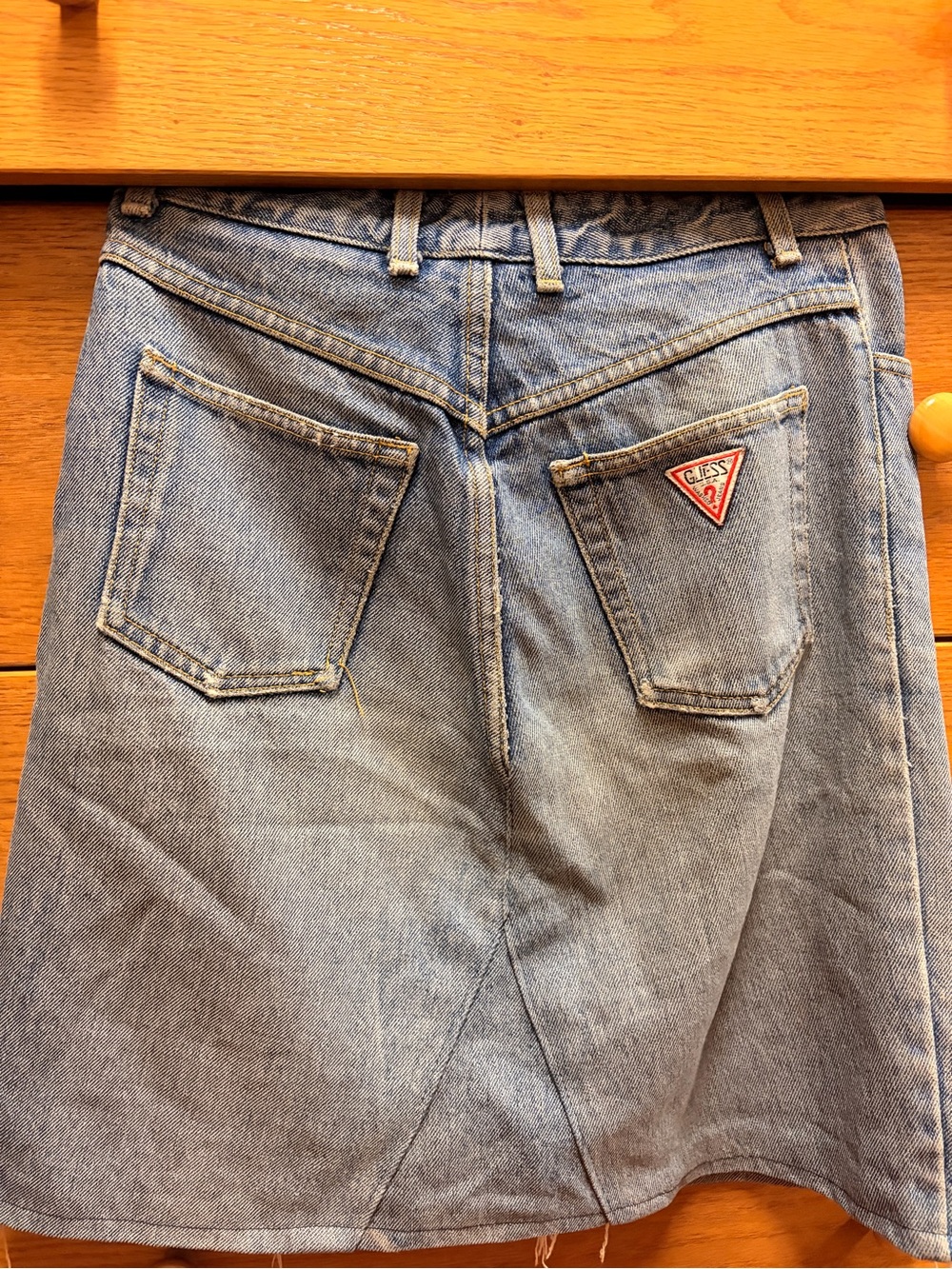 Vintage Guess Mariciano High rise Denim Skirt